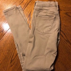 Junior’s Khaki Jeggings